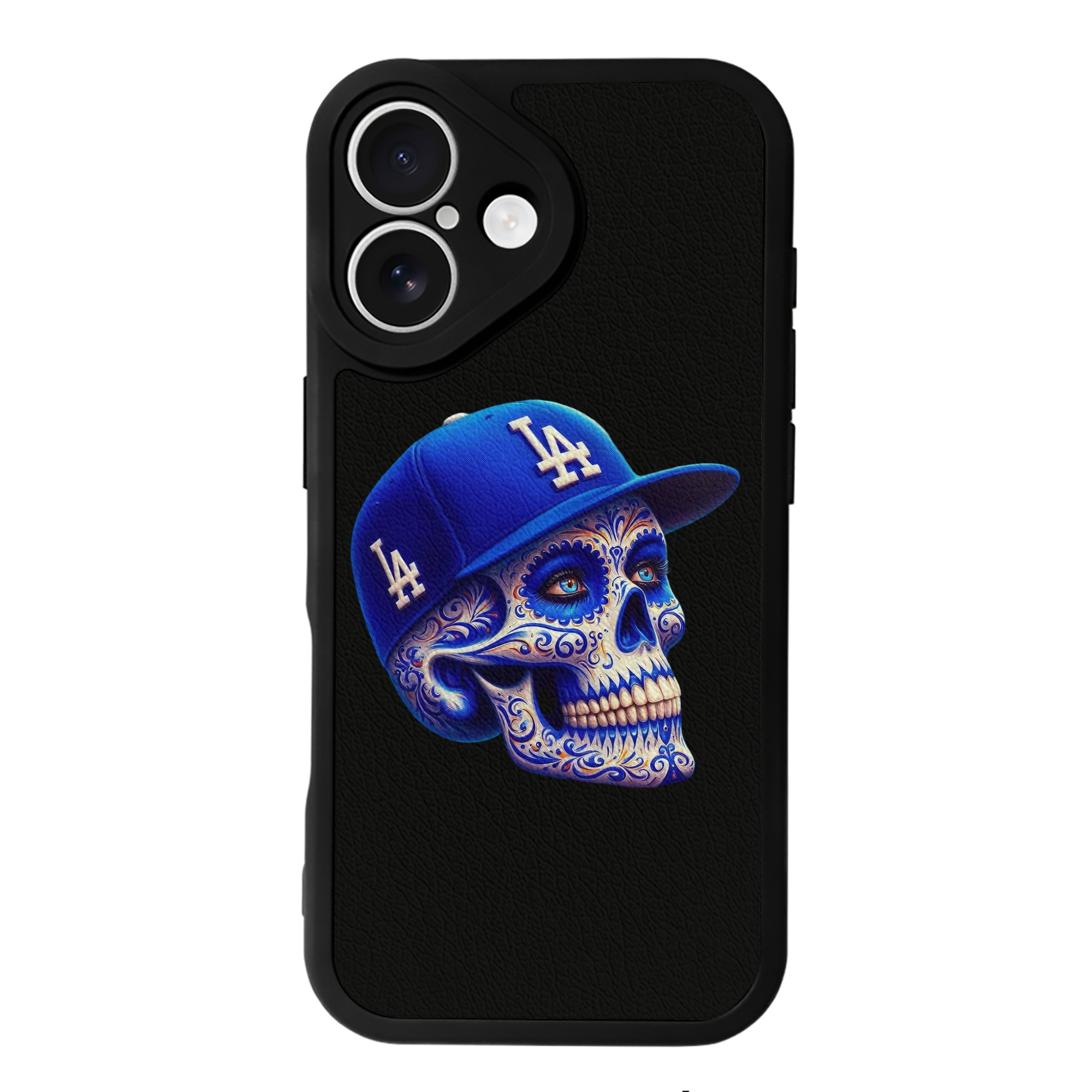  IPhone 16 Silicone Leather Case – UV Print, Lambskin Texture – Perfect Fit, Wireless Charging Compatible, Scratch Resistant, Precise Cutouts – Stylish Protection For IPhone 16